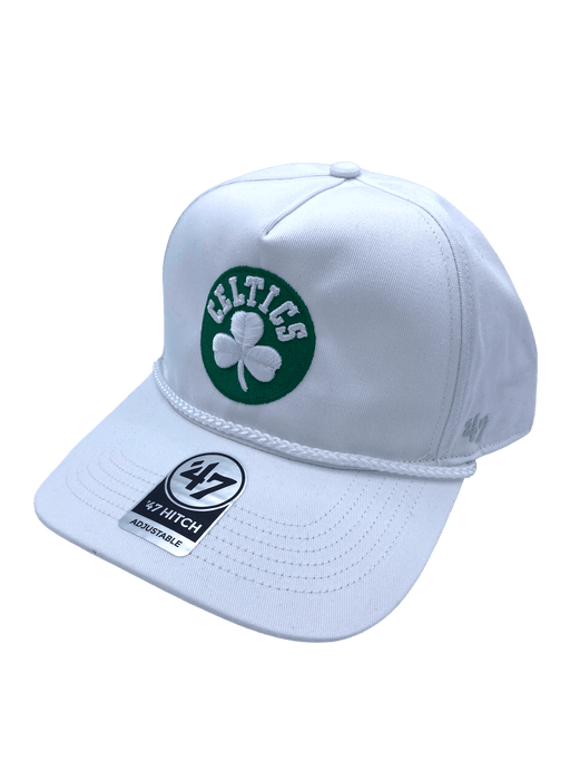 47 Brand Snapback Hat OSFA / White Boston Celtics '47 White Rope Hitch Adjustable Snapback Hat