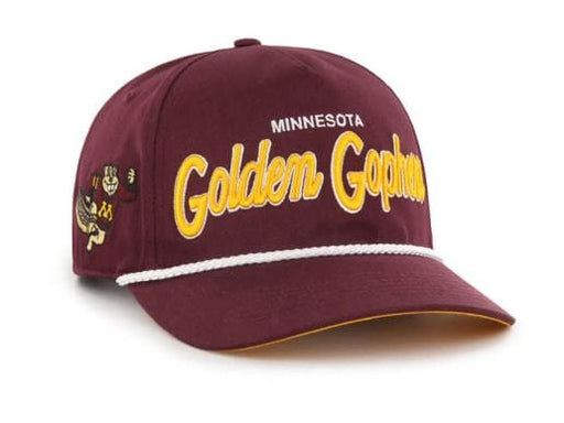 Adult Minnesota Golden Gophers '47 Crosstown Script Hitch Maroon Adjustable Snapback Hat - Men's