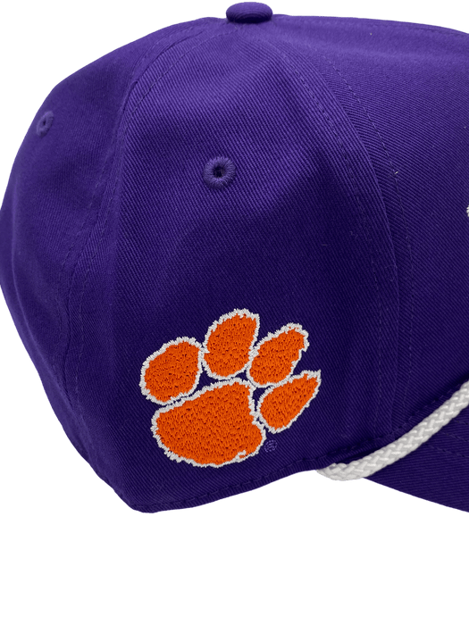 47 Brand Snapback Hat OSFM / Purple Clemson Tigers '47 Crosstown Script Hitch Purple Adjustable Snapback Hat