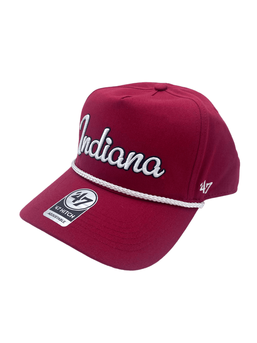 47 Brand Snapback Hat OSFM / Red Indiana Hoosiers '47 Overhand Hitch Red Adjustable Snapback Hat