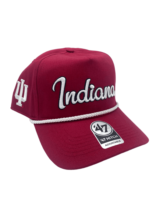 Indiana Hoosiers '47 Overhand Hitch Red Adjustable Snapback Hat