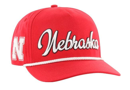Nebraska Cornhuskers '47 Overhand Hitch Red Adjustable Snapback Hat