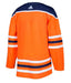 adidas Adult Jersey Edmonton Oilers adidas Authentic Orange Alternate Blank Jersey