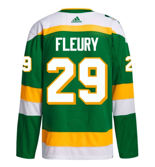 Adult Marc-Andre Fleury Minnesota Wild adidas 2023 Green 3rd Jersey Alternate Authentic Player Jersey - Men's