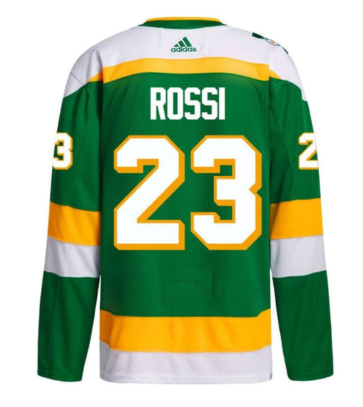 Adult Marco Rossi Minnesota Wild adidas 2023 Green 3rd Jersey Alternate Authentic Player Jersey - Men's