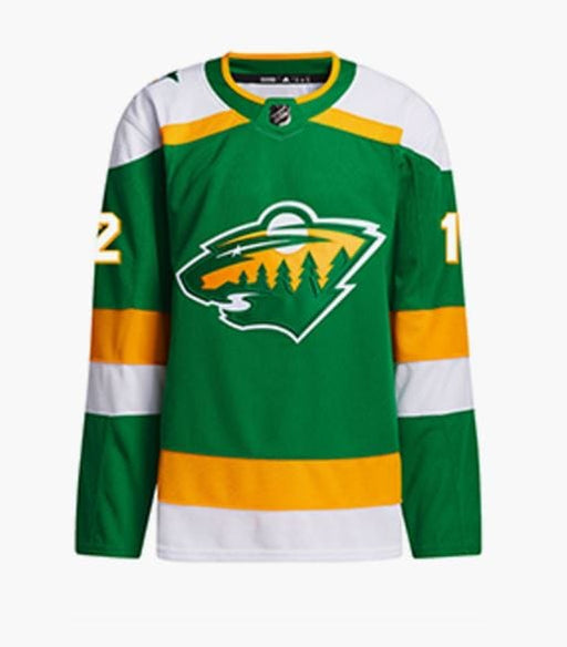 Adult Marco Rossi Minnesota Wild adidas 2023 Green 3rd Jersey Alternate Authentic Player Jersey - Men's