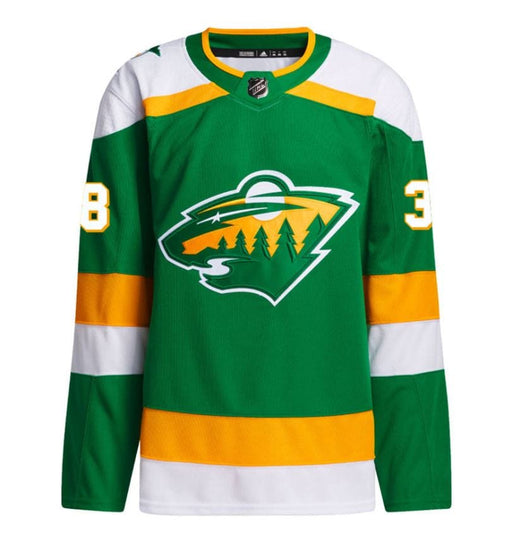 Adult Ryan Hartman Minnesota Wild adidas 2023 Green 3rd Jersey Alternate Authentic Player Jersey - Men's