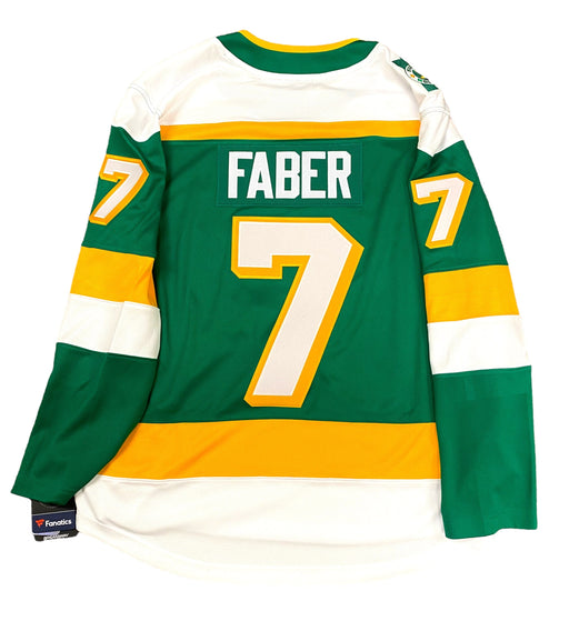 Brock Faber Minnesota Wild Fanatics 2023 Alternate Green Breakaway Player Jersey - Men's