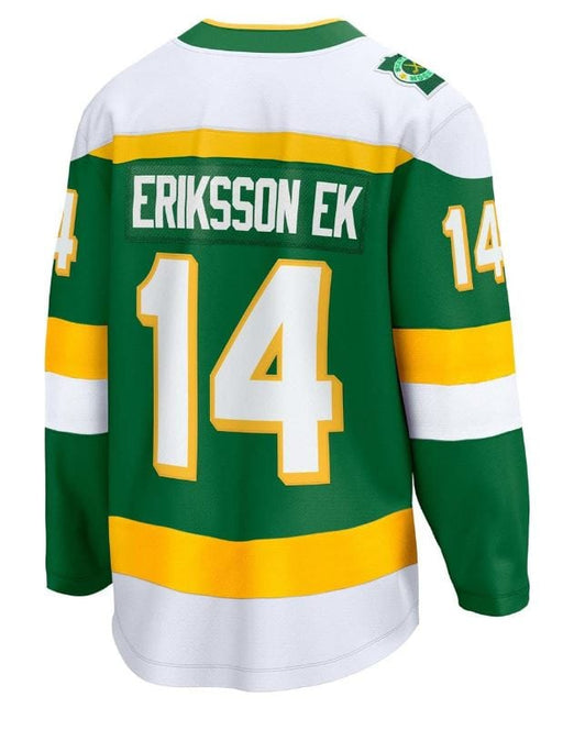 Adult Joel Eriksson Ek Minnesota Wild Fanatics 2023 Alternate Green Breakaway Player Jersey - Men's