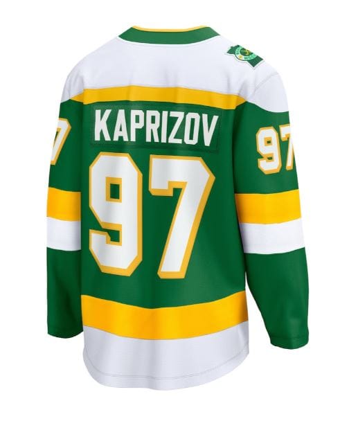 Adult Kirill Kaprizov Minnesota Wild Fanatics Alternate Green Breakaway Player Jersey - Men's