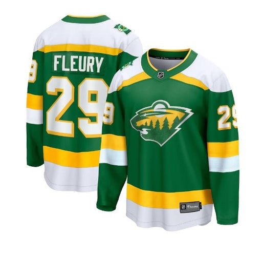 Adult Marc-Andre Fleury Minnesota Wild Fanatics 2023 Alternate Green Breakaway Player Jersey - Men's