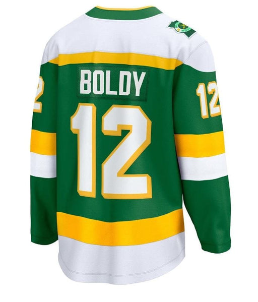 Adult Matt Boldy Minnesota Wild Fanatics 2023 Alternate Green Breakaway Player Jersey - Men's