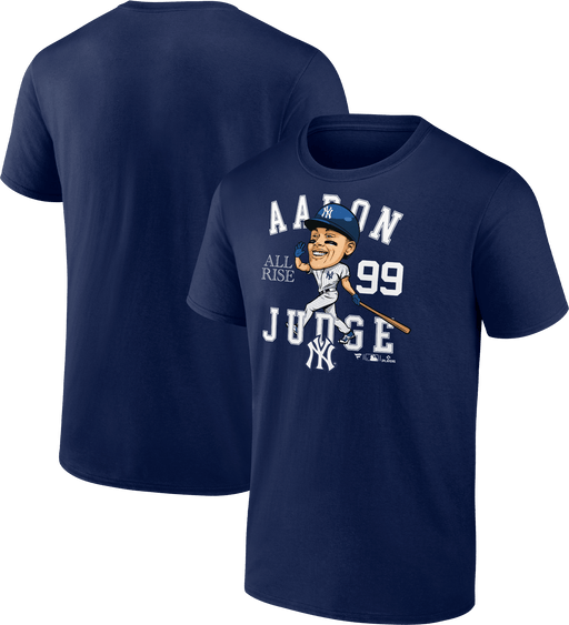 Fanatics Shirts Men's Aaron Judge New York Yankees Fanatics Branded Navy MLB Caricature T-Shirt