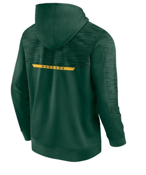 Fanatics Sweatshirts Green Bay Packers Fanatics Branded Green Defender Streaky Hooded Sweatshirt - Men's
