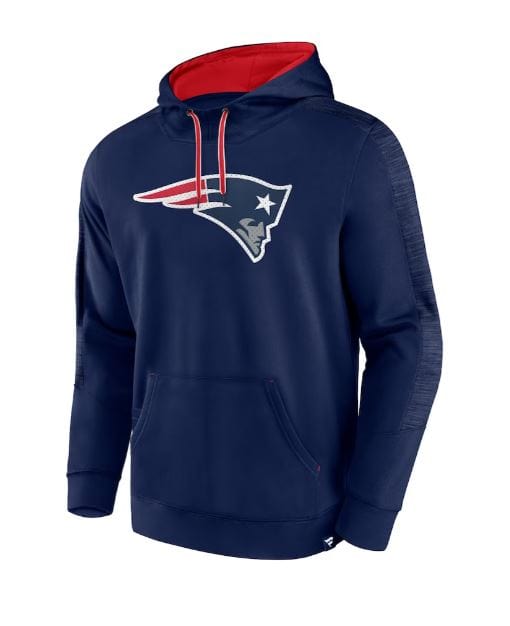 Fanatics Sweatshirts New England Patriots Fanatics Branded Navy Defender Streaky Hooded Sweatshirt - Men's