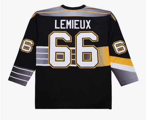 Adult Mario Lemieux Pittsburgh Penguins Mitchell & Ness 1996 Alternate Black Jersey - Men's