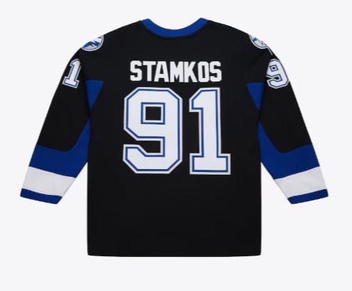 Adult Steven Stamkos Tampa Bay Lightning Mitchell & Ness 2008 Black Jersey - Men's