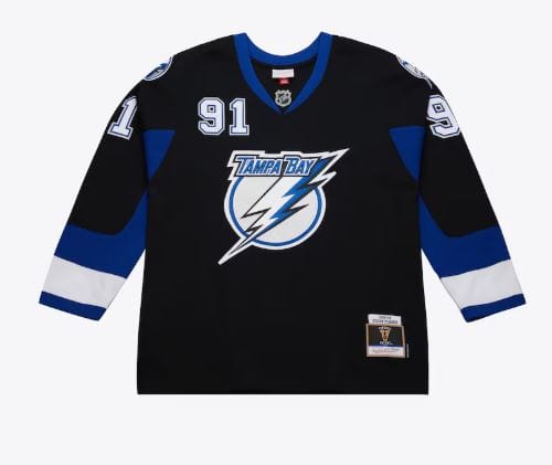 Adult Steven Stamkos Tampa Bay Lightning Mitchell & Ness 2008 Black Jersey - Men's