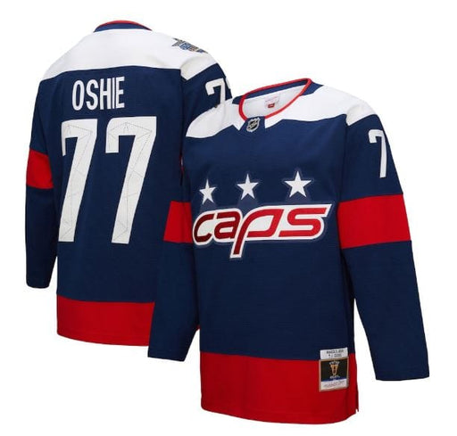 Adult TJ Oshie Washington Capitals Mitchell & Ness 2018 Navy Power Play Jersey - Men's