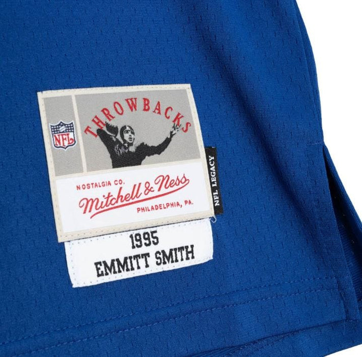 Mitchell & Ness Adult Jersey Emmitt Smith Dallas Cowboys Mitchell & Ness NFL 1995 Blue Throwback Jersey - Men's