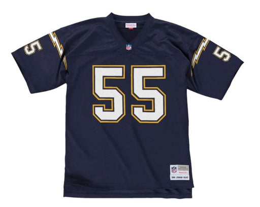 Mitchell & Ness Adult Jersey Junior Seau San Diego Chargers Mitchell & Ness NFL Navy Throwback Jersey