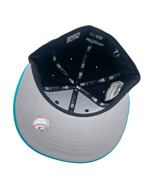 Adult Arizona Diamondbacks New Era Black Custom Side Patch 59FIFTY Fitted Hat - Men's