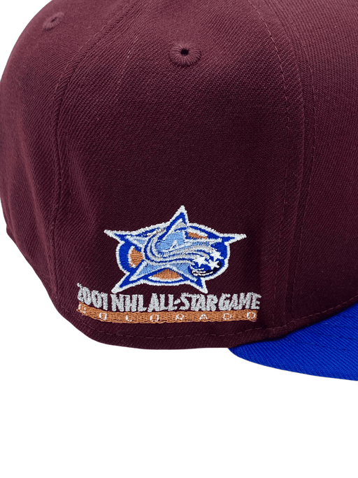 Adult Colorado Avalanche New Era Maroon Classic Custom Side Patch 59FIFTY Fitted Hat - Men's