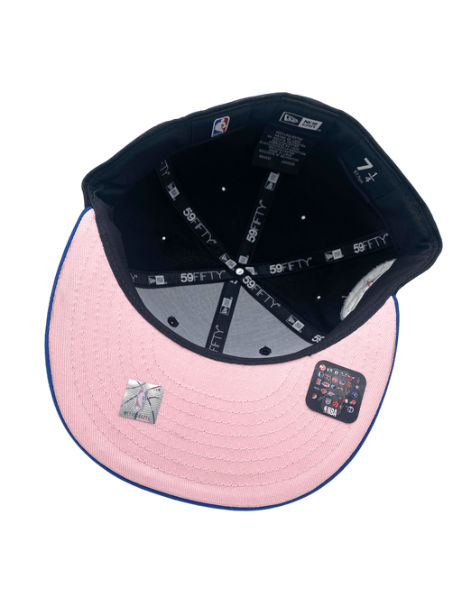 Adult Minnesota Timberwolves New Era Black Custom Pinky Side Patch 59FIFTY Fitted Hat - Men's