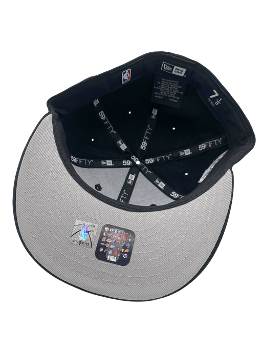 Adult Minnesota Timberwolves New Era Black Custom Script Side Patch 59FIFTY Fitted Hat - Men's