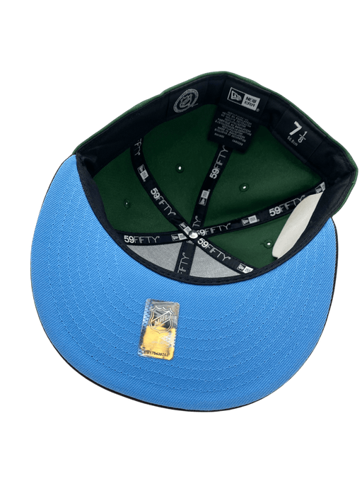 Adult Minnesota Wild New Era Green/Brown Icy Custom Side Patch 59FIFTY Fitted Hat - Men's