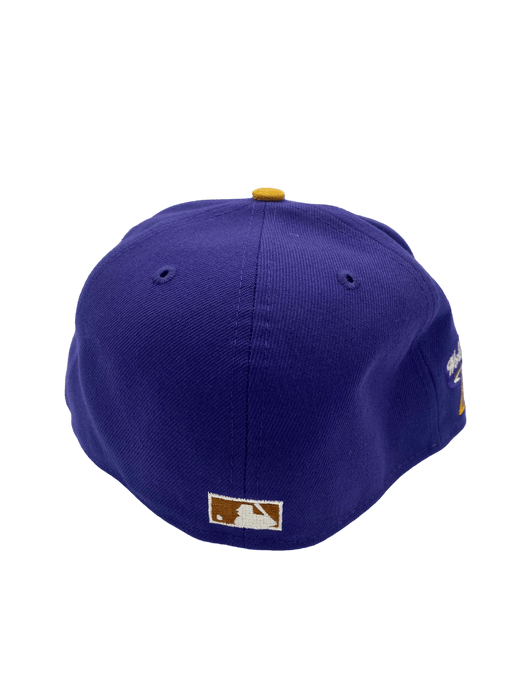 New Era Fitted Hat Arizona Diamondbacks New Era Purple Custom Side Patch 59FIFTY Fitted Hat - Men's