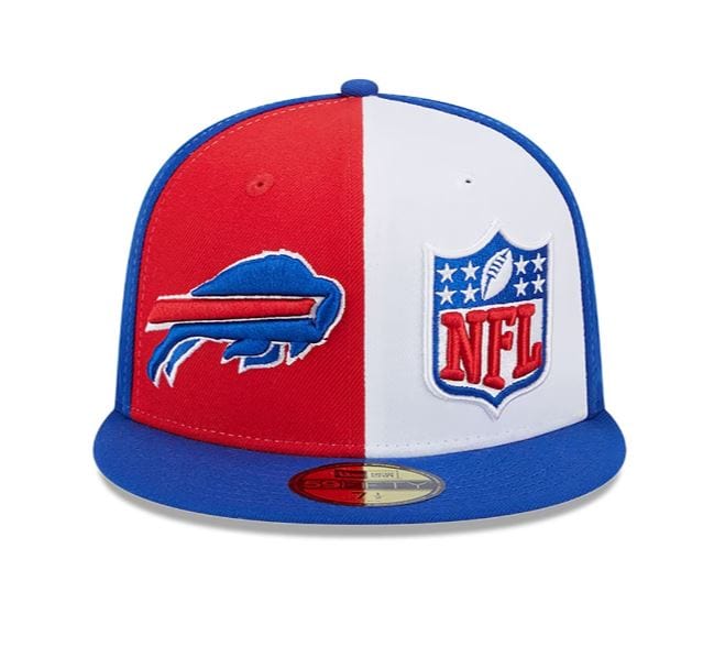 New Era Fitted Hat Buffalo Bills New Era Red/Blue 2023 Sideline 59FIFTY Fitted Hat - Men's