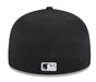 New Era Fitted Hat Chicago White Sox New Era Black 2024 Batting Practice Custom 59FIFTY Fitted Hat - Men's