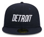 New Era Fitted Hat Detroit Tigers New Era Navy 2024 City Connect 59FIFTY Fitted Hat