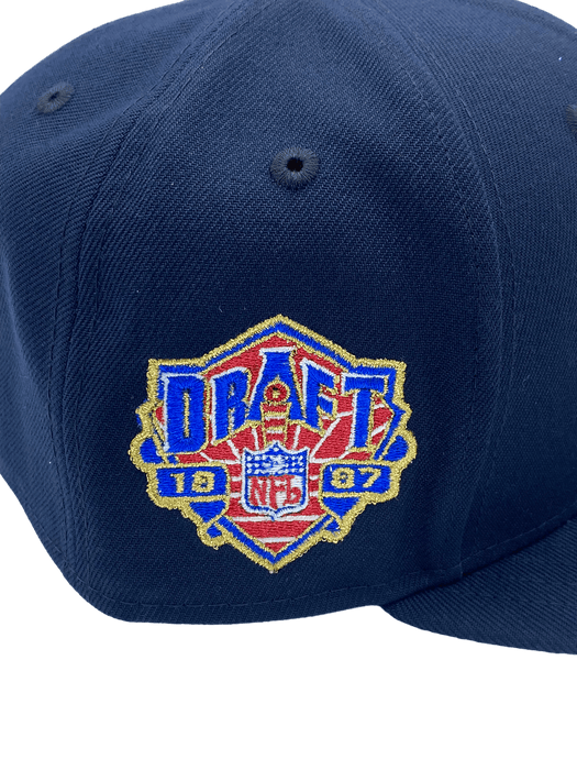 New Era Fitted Hat Kansas City Chiefs New Era Navy Custom Tony G Side Patch 59FIFTY Fitted Hat - Men's
