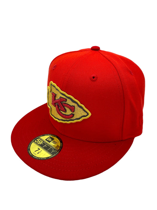 New Era Fitted Hat Kansas City Chiefs New Era RK Custom Side Patch 59FIFTY Fitted Hat