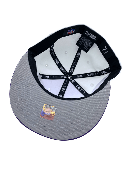 Minnesota Vikings New Era White/Purple Custom WW 2.0 Side Patch 59FIFTY Fitted Hat - Men's