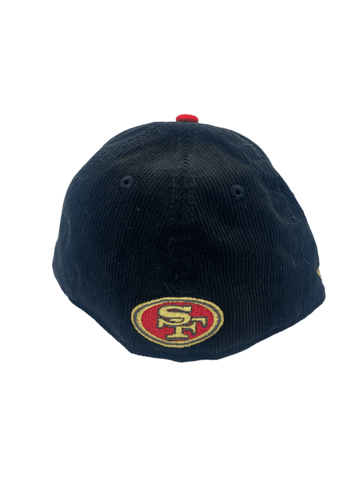 New Era Fitted Hat San Francisco 49ers New Era Black/Red Custom Side Patch 59FIFTY Fitted Hat
