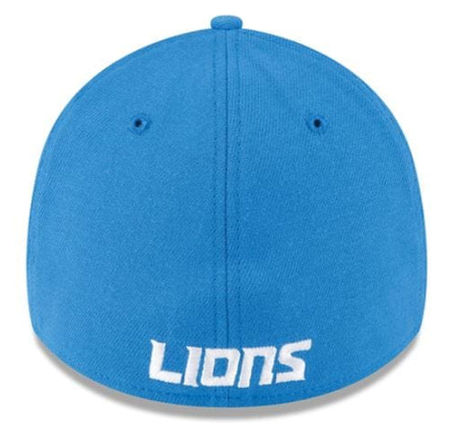 New Era Flex Hat Detroit Lions New Era Blue Team Classic 39THIRTY Flex Hat - Men's