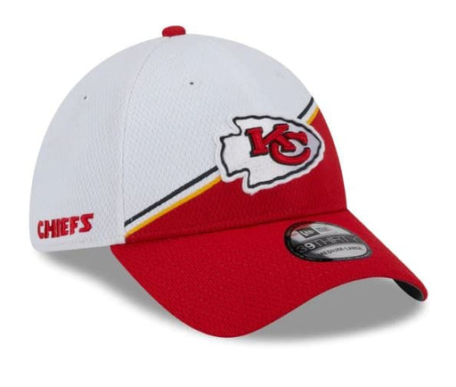New Era Flex Hat Kansas City Chiefs New Era Official White 2023 Sideline 39THIRTY Flex Hat