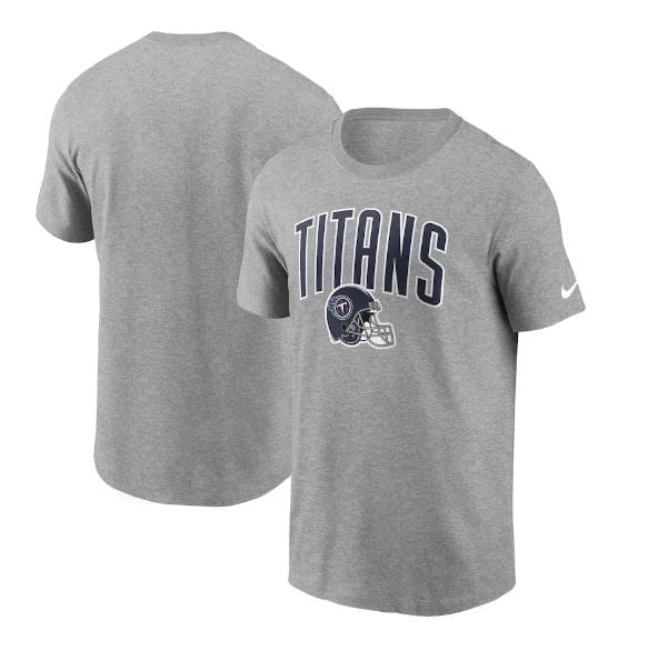 Nike Shirts Tennessee Titans Nike Gray Team Essential Helmet T-Shirt - Men's