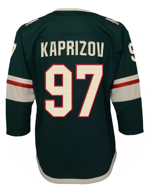 Youth Kirill Kaprizov Minnesota Wild Outerstuff Green Blank Home Jersey - Unisex