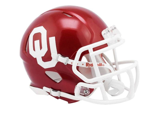 All Ages Oklahoma Sooners Riddell Crimson Speed Mini Helmet - Unisex
