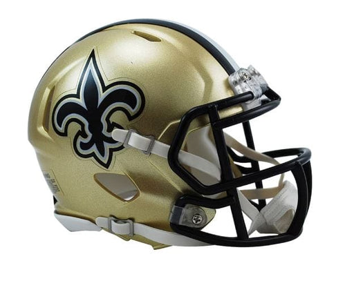 All Ages New Orleans Saints Speed Mini Helmet - Unisex