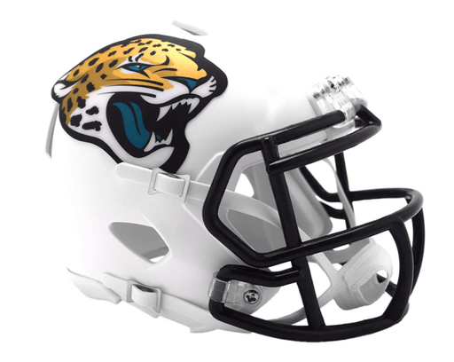 All Ages Jacksonville Jaguars 2024 White Alternate Speed Mini Helmet - Unisex