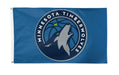 WinCraft Novelty 3x5 / Blue Minnesota Timberwolves WinCraft 3' x 5' Single-Sided Flag