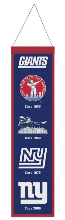 Winning Streak Sports Banners One Size / Blue New York Giants WinCraft 8'' x 32'' Evolution Banner