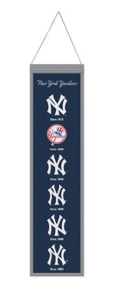 Winning Streak Sports Banners One Size / Navy New York Yankees WinCraft 8'' x 32'' Evolution Banner
