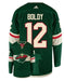 adidas Adult Jersey Matt Boldy Minnesota Wild adidas Green Authentic Player Jersey