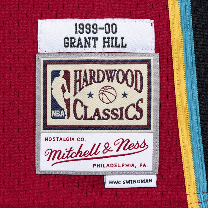 Mitchell & Ness Adult Jersey Grant Hill Detroit Pistons 1999-00 Mitchell & Ness Red Throwback Swingman Jersey